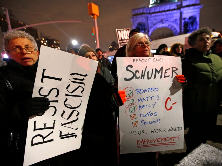 The nuclear clock is ticking and Chuck Schumer knows it. (AP Photo/Kathy Willens)