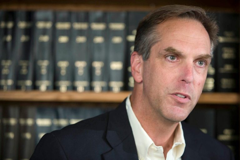 Republican businessman Mike McFadden announces at the State Capitol in St. Paul, Minn., that he will seek the Republican nomination to run against Democrat Sen. Al Franken in 2014. (AP/Jennifer Simonson)