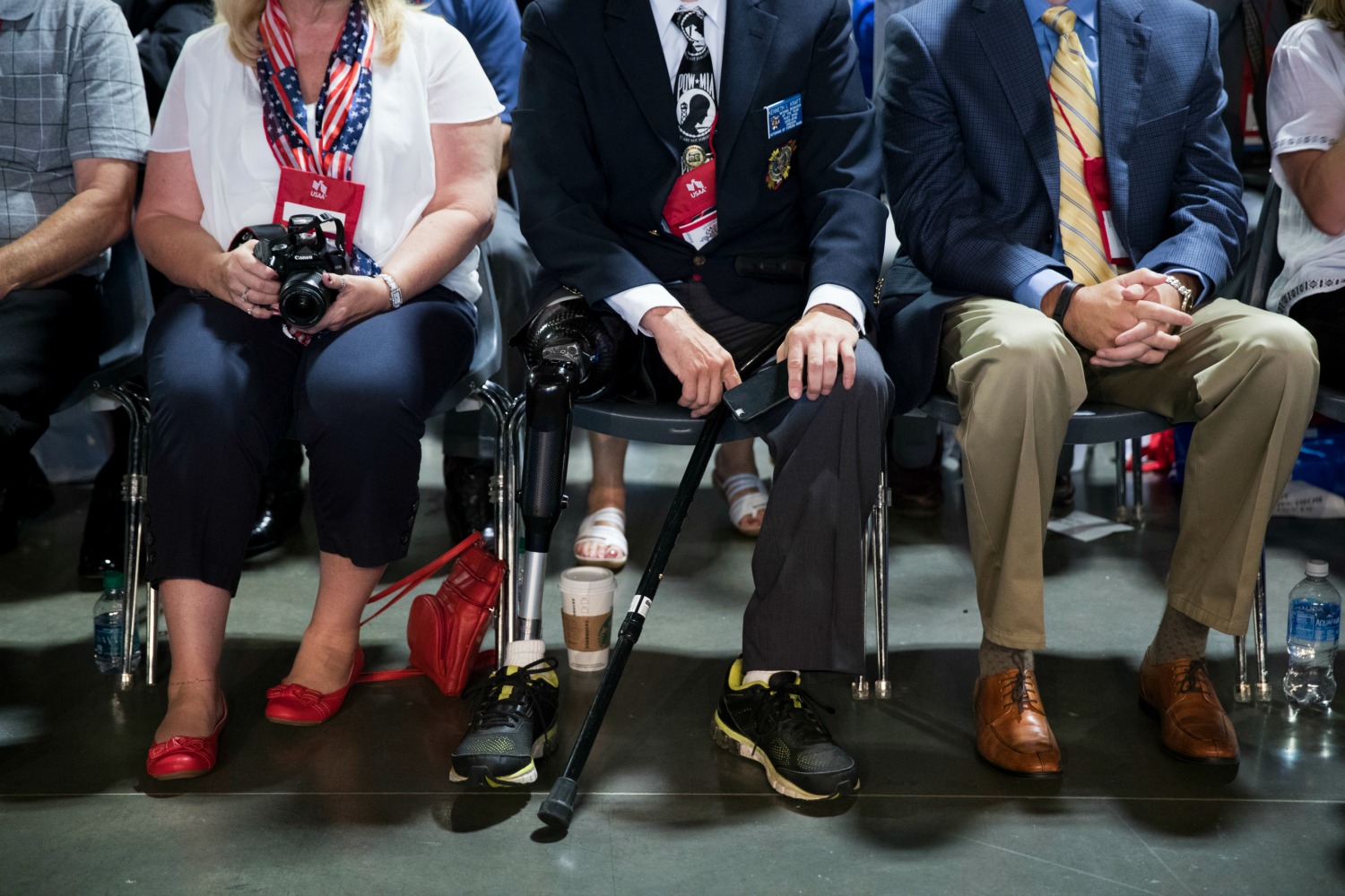Vet who asked about suicide defends Trump’s ‘thoughtful’ answer