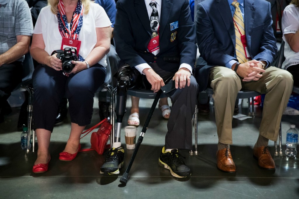 Vet who asked about suicide defends Trump’s ‘thoughtful’ answer
