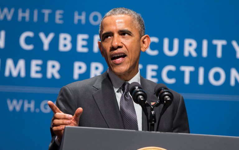 President Obama is urging his Republican successor to consider recommendations issued Friday by a special commission that has spent months determining how the U.S. can best combat cyber-based threats. (AP Photo/Evan Vucci)
