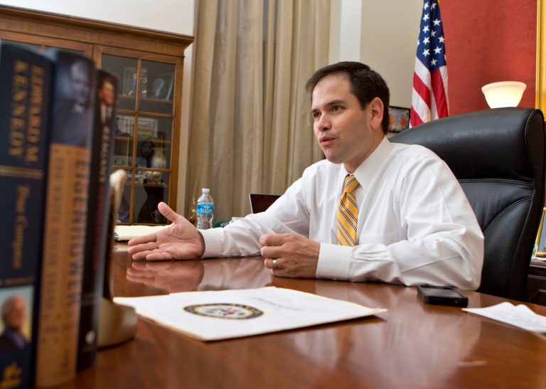 Sen. Marco Rubio, R-Fla., could save face with Republicans if Democrats kill the immigration reform bill. (Photo: AP)