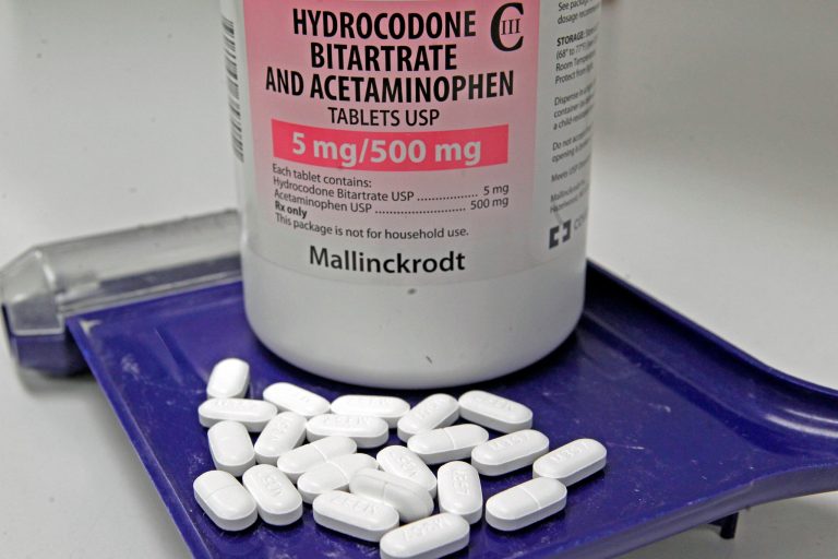 Prescriptions for opioids dropped 22 percent after new rules started, according to a new study. (AP Photo/Toby Talbot, File)