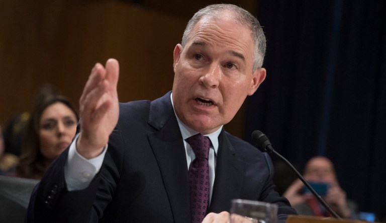 Scott Pruitt, the administrator of the Environmental Protection Agency is taking the lead on putting an end to the practice known as 