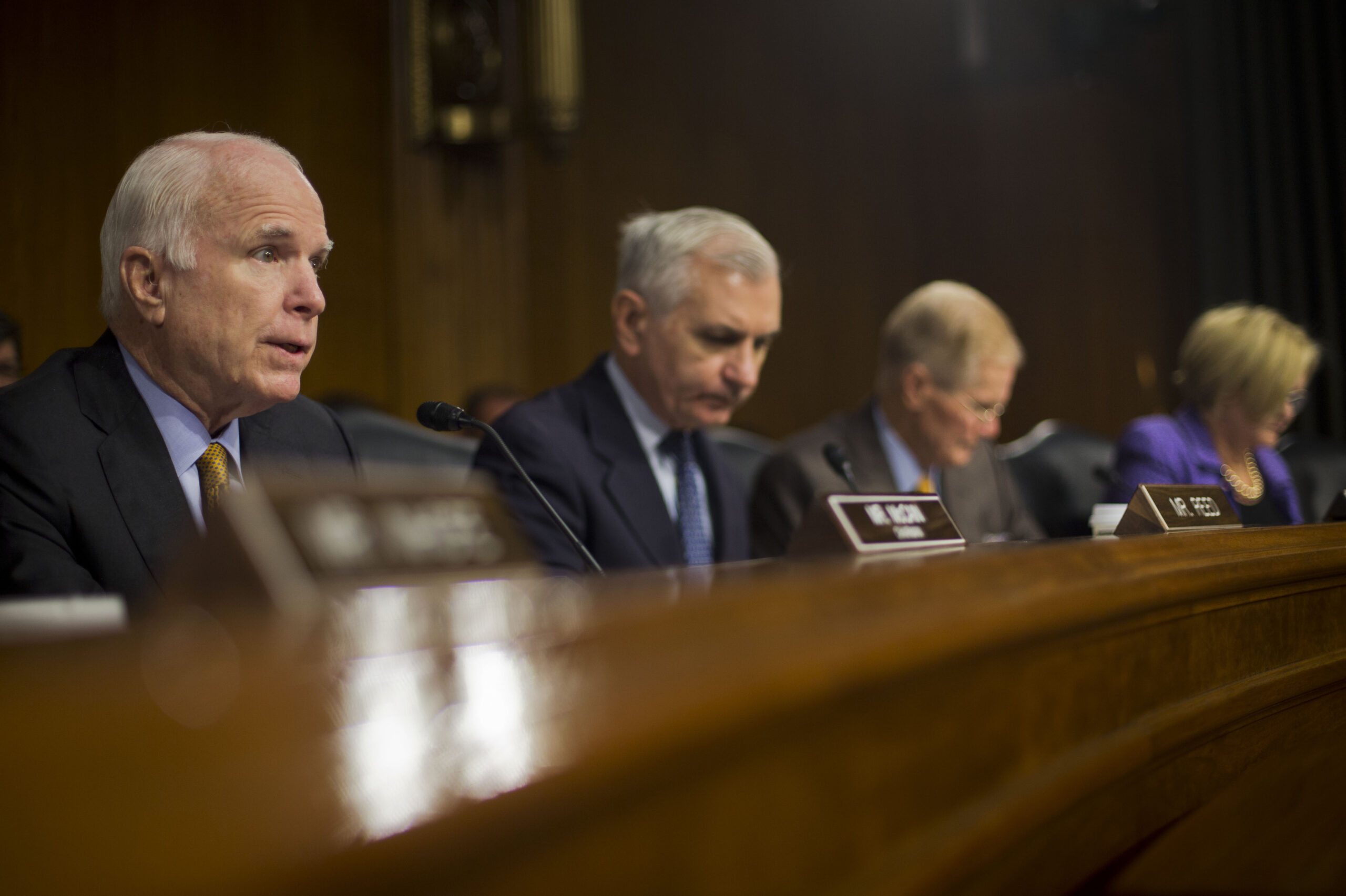 Democrats defy veto threat, advance defense policy bill