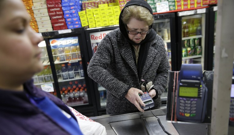 The president has set a bold new vision for welfare reform, including food stamps. Congress should make that vision a reality. (AP Photo/Seth Wenig)