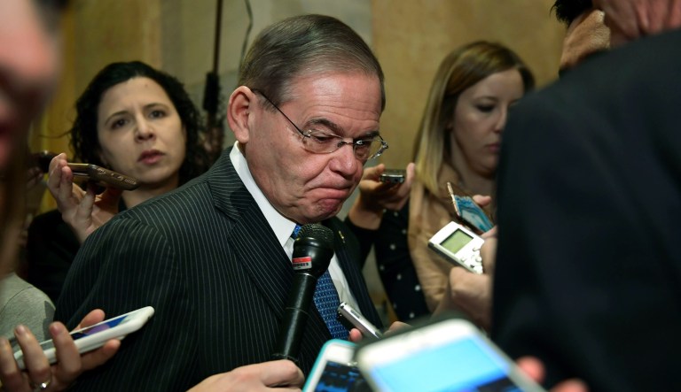 Sen. Bob Menendez, D-N.J., was indicted on federal corruption charges in 2015. Now, two months after the jury failed to come to a verdict, the Justice Department wants to retry the case. (AP Photo/Susan Walsh)