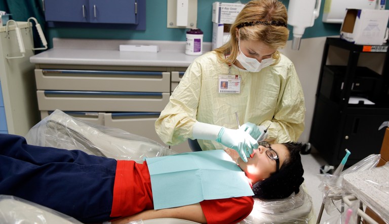 The Children's Health Insurance Program, which gives states block grants to fund health insurance for low-income children, expired on Sept. 30. But Congress has been in no rush to fund the program since states aren't expected to run out of funding yet.(AP Photo/Michael Conroy)