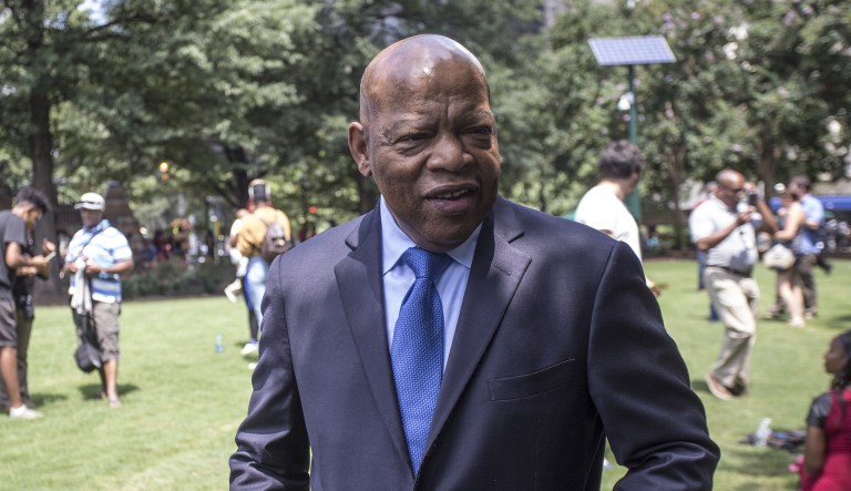 "If Martin Luther King had been alive, no. Dr. King would have been able to lead us to a different place," Rep. John Lewis, D-Ga., said.