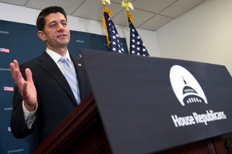 House Speaker Paul Ryan, R-Wis., convinced his conference on Wednesday to drop proposals to ease the earmark ban imposed by his predecessor from a package of rules that will govern how the House operates in the next Congress. (AP Photo/Cliff Owen)