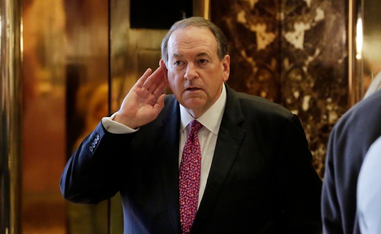 Huckabee let some time pass before he came out with a second tweet, 