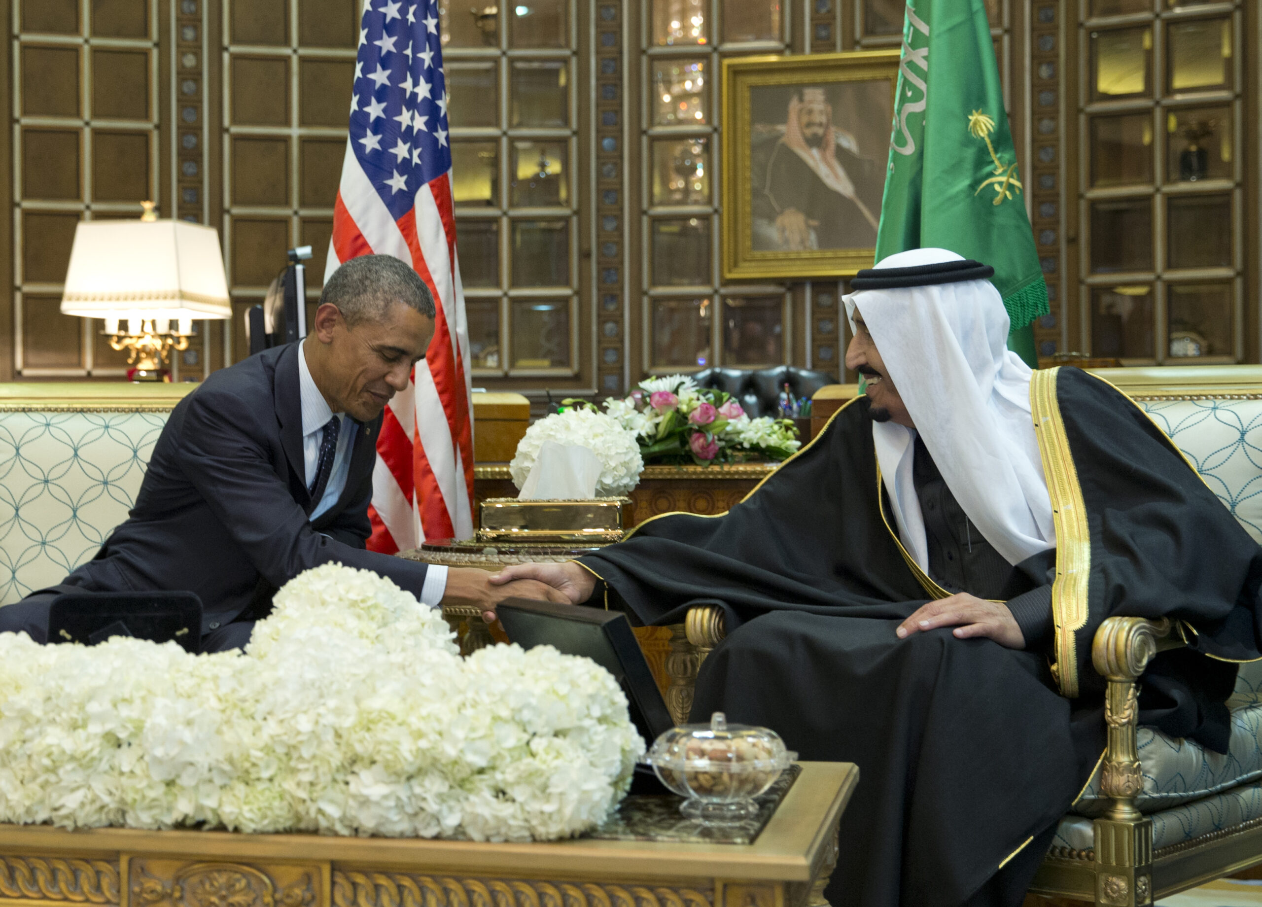 Obama keeps bowing in the Middle East