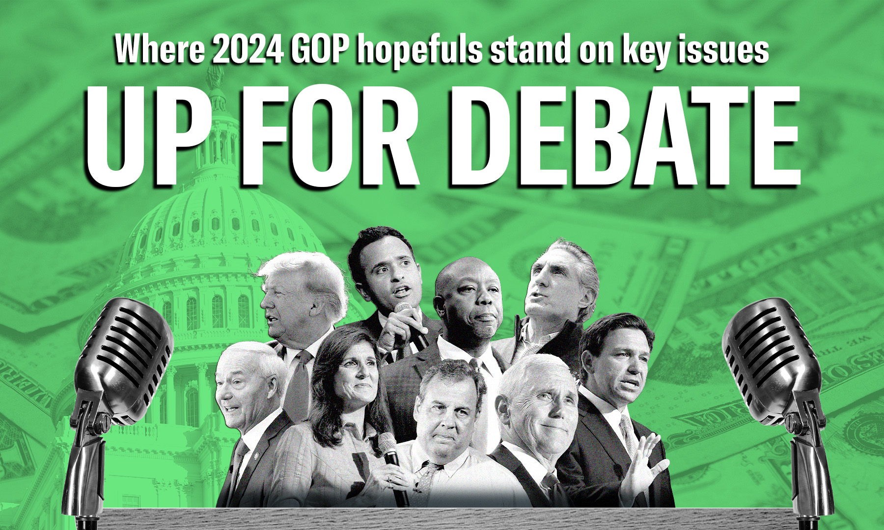 Up for Debate: Trump, DeSantis, and 2024 GOP hopefuls’ stance on tax policy