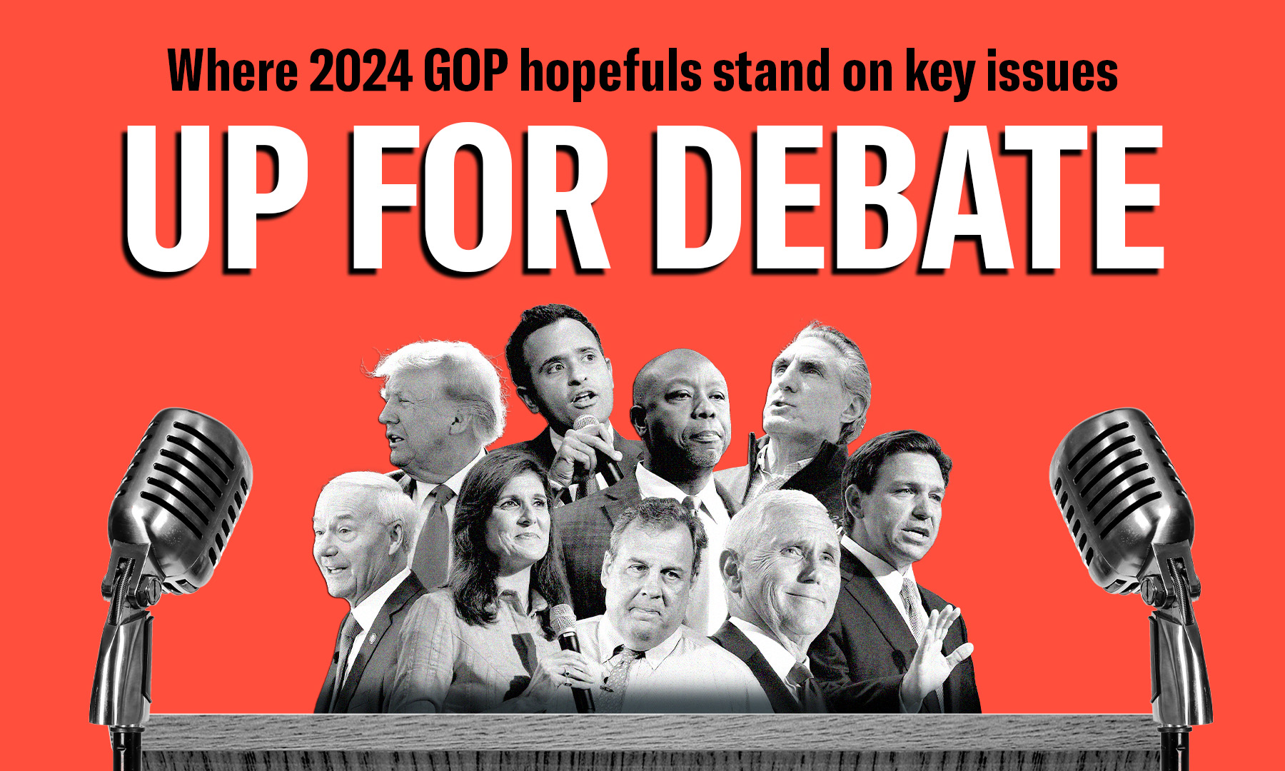 Up for Debate: Trump, DeSantis, and 2024 GOP hopefuls’ stance on immigration and the border