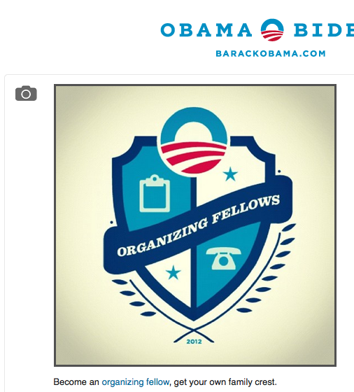 Obama organizing ‘fellows’ get their own crest