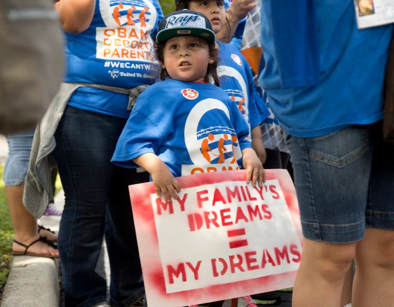 Obama authorized the DACA program though executive action in 2012. It allows many young people who were brought to the U.S. illegally as children to avoid deportation and obtain work permits, as long as they meet certain requirements. (AP Photo)