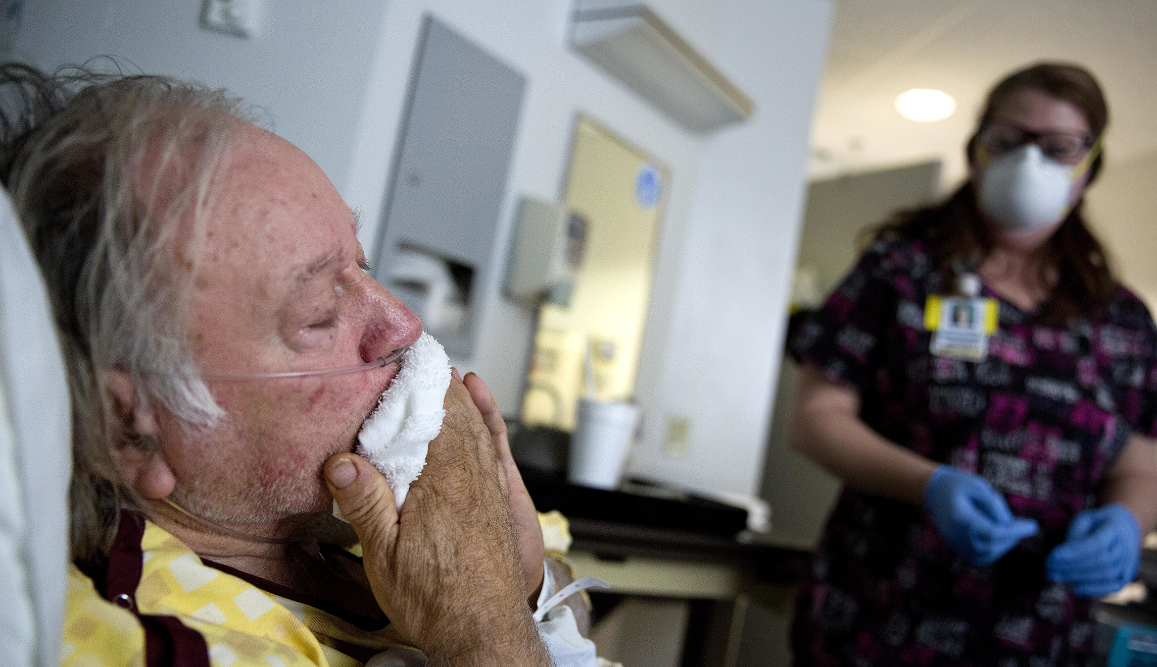 Flu on the way down from peak