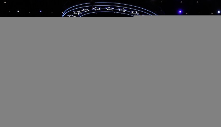 From left, Sen. Michael Bennet, D-Colo., Sen. Kirsten Gillibrand, D-N.Y., former Housing and Urban Development Secretary Julian Castro, Sen. Cory Booker, D-N.J., former Vice President Joe Biden, Sen. Kamala Harris, D-Calif., Andrew Yang, Rep. Tulsi Gabbard, D-Hawaii, Washington Gov. Jay Inslee and New York City Mayor Bill de Blasio participate in the second of two Democratic presidential primary debates hosted by CNN Wednesday, July 31, 2019, in the Fox Theatre in Detroit. 