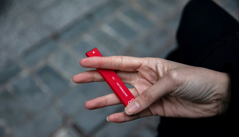 Electronic cigarettes banned in public places starting Monday