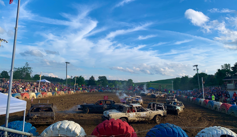 Violent destruction for a good cause