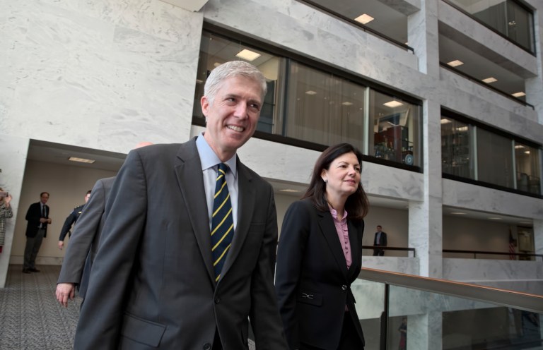 How Gorsuch discusses Trump's immigration ban could have an impact on the judge's chances of confirmation. (AP Photo/J. Scott Applewhite)