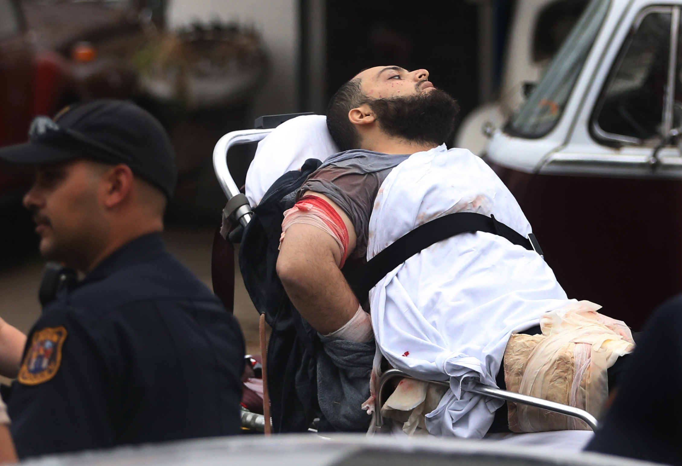 NY bombing suspect charged with attempted murder over police shootout