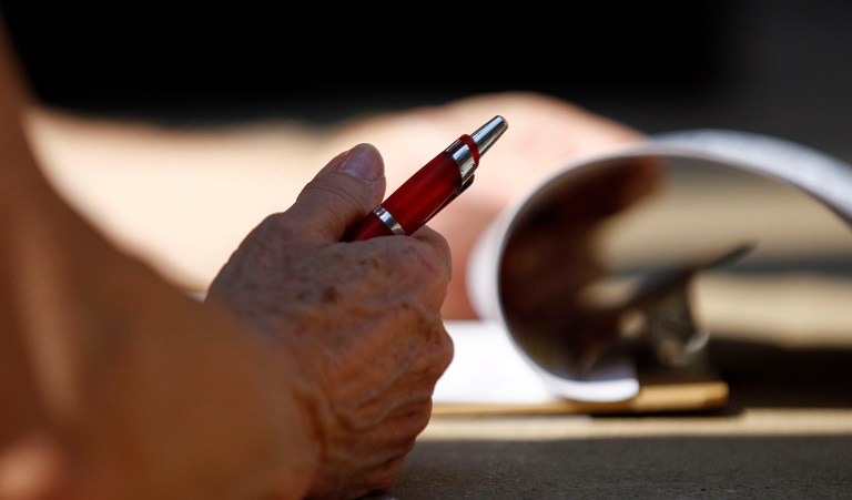 A judge has ordered North Carolina election officials to extend voter registration in 36 eastern counties, after Hurricane Matthew disrupted the final week of registering. (AP Photo/Gerry Broome)