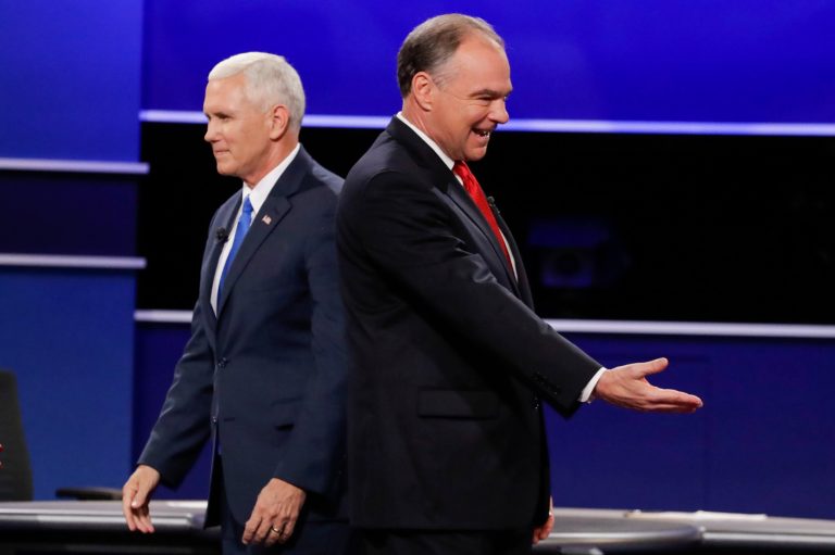 For the most part, it probably means bettors thought the vice presidential debate didn't matter much. (AP Photo/David Goldman)