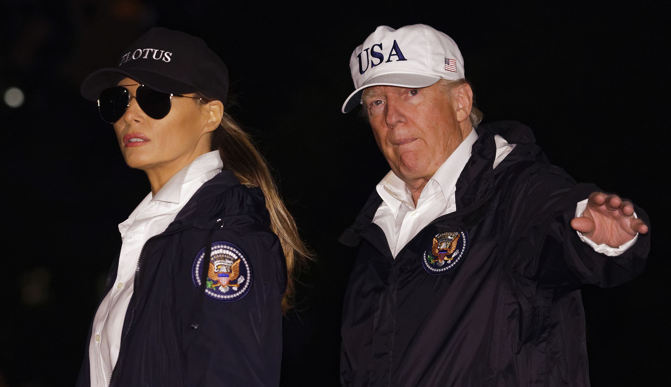 President Trump and Melania mulling ‘different options’ for personal donation to Harvey relief