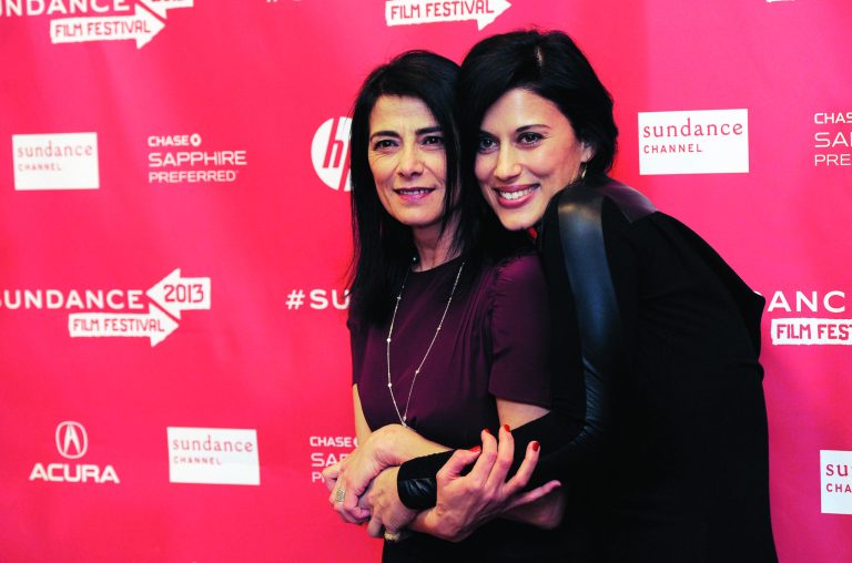 Cherien Dabis, right, writer, director and star of 