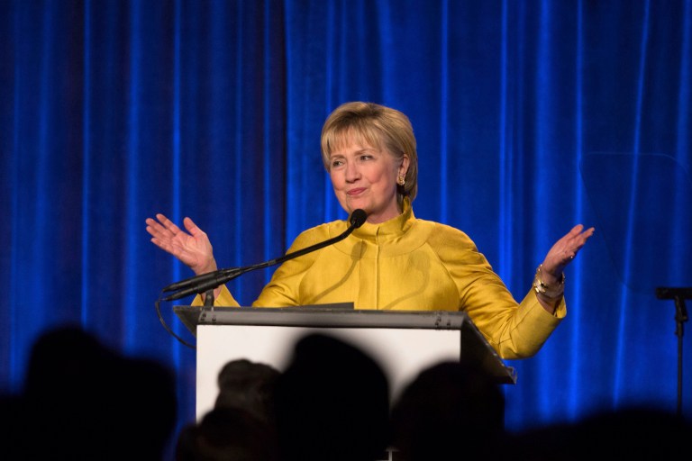 In retrospect, it's incredible that she, or anyone, thought that Democrats had a structural advantage. (AP Photo/Kevin Hagen)