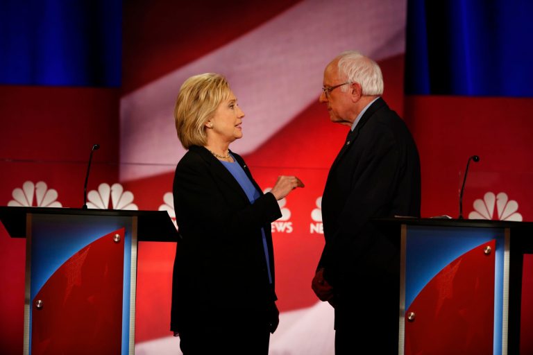 But is the Democratic front-runner living in the past? (AP Photo/Mic Smith)