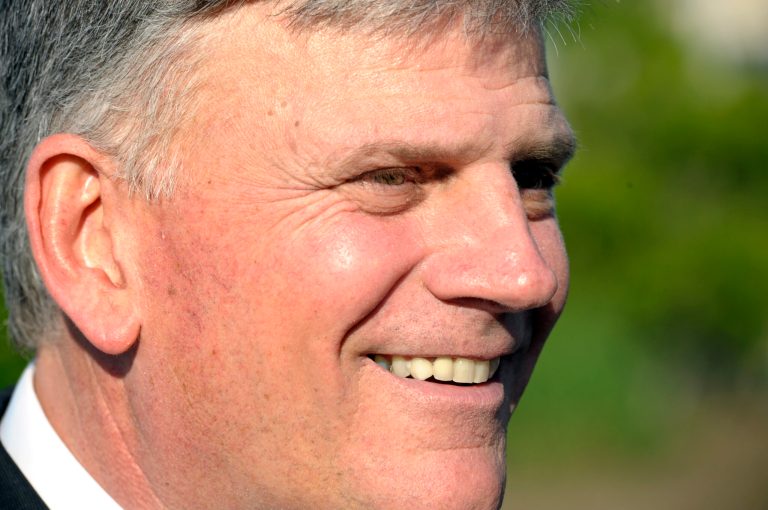 Rev. Franklin Graham is encouraging Christians to vote and run for office. (AP Photo/Cliff Owen)