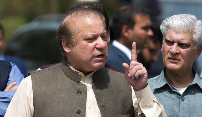 Prime Minister Nawaz Sharif used state funds as his private piggy bank. (AP Photo/B.K. Bangash)