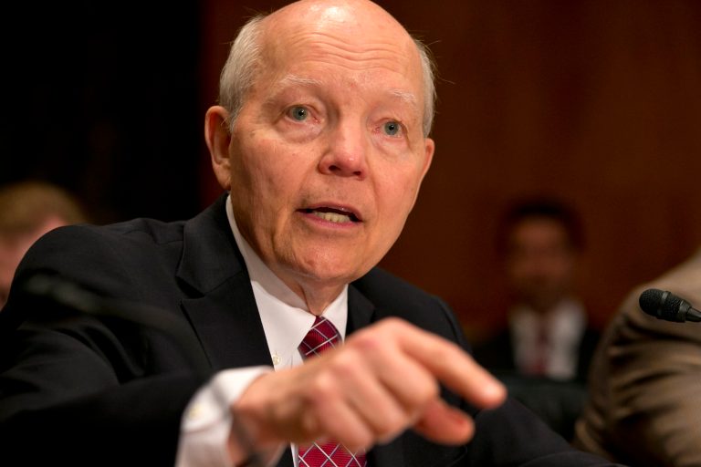 The team threatened that should Obama not remove Koskinen, Congress would take it upon itself through impeachment.Â (AP Photo/Jacquelyn Martin)
