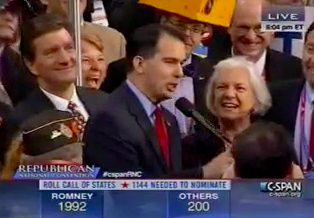 Gov. Scott Walker receives standing ovation at RNC
