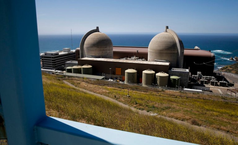 The Diablo Canyon Nuclear Power plant at the edge of the Pacific ocean in San Luis Obispo, Calif., as seen on Tues. March 31, 2015. 