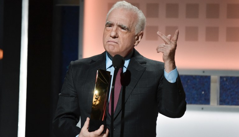 Martin Scorsese accepts the award for Best Director at the 19th annual Movies For Grownups Awards at the Beverly Wilshire hotel on Saturday, Jan. 11, 2020, in Beverly Hills, Calif.