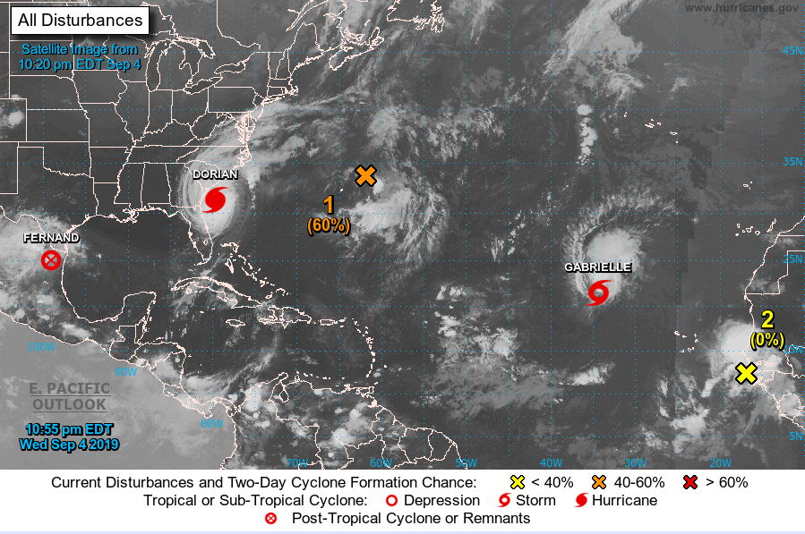 Atlantic disturbances 2019 1