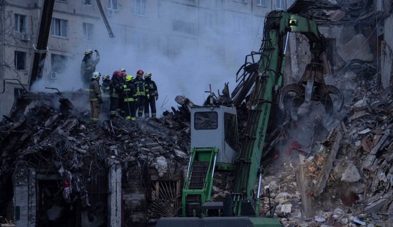 Ukrainian death toll from Russian strike that hit Dnipro apartment rises to 40