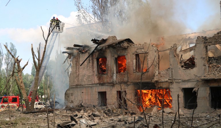 Russian strike hits Dnipro hospital, killing at least two people