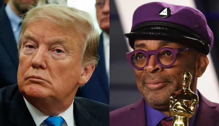 Donald Trump and Spike Lee.