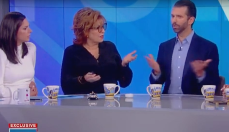Don Trump Jr. rips ABC on The View for hypocrisy over firing their own whistleblower