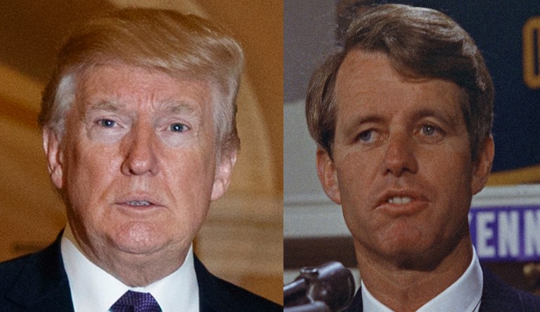 Donald Trump and RFK.