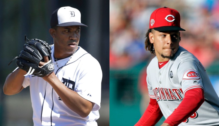 Octavio Dotel and Luis Castillo are seen.