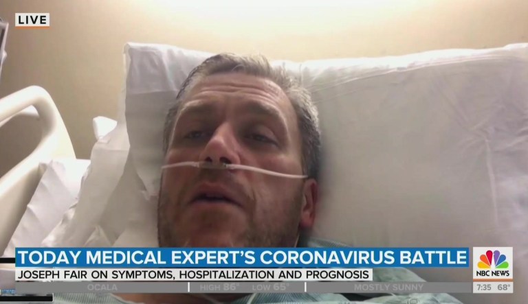 NBC contributor admits to ‘undiagnosed mystery’ after network documents supposed coronavirus recovery