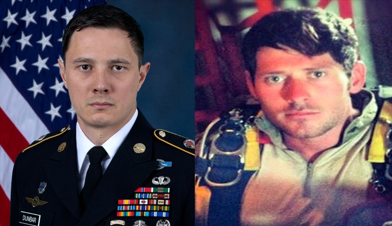 Matthew Dunbar of the United States (left) and Matthew Tonroe of the United Kingdom are seen.