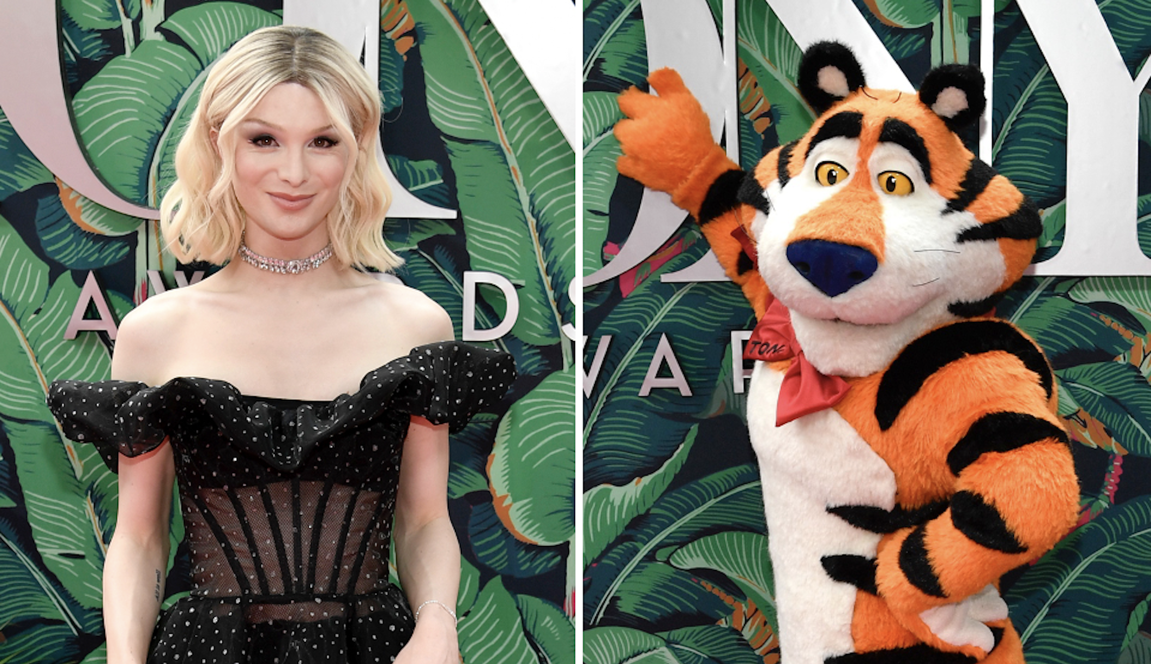 Conservatives call for Kellogg’s boycott after Tony the Tiger poses with Dylan Mulvaney at Tony Awards