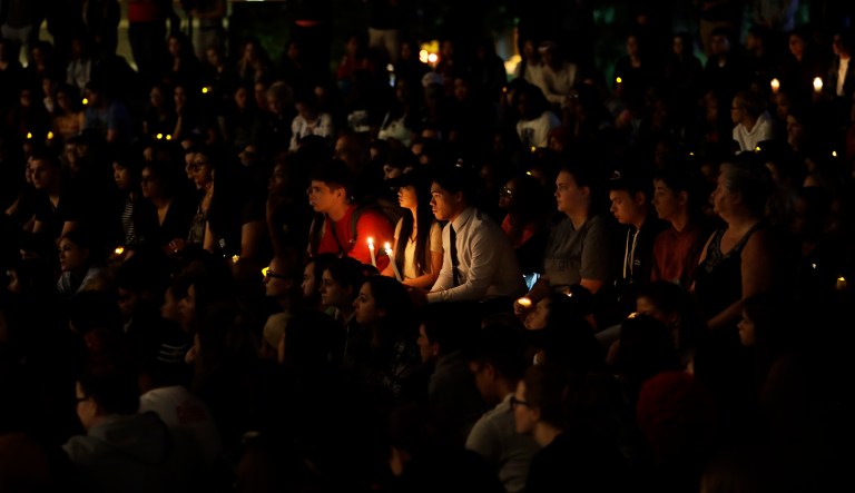 When emotions run high after tragedies, social media's ability to connect us with our political opponents incentivizes counterproductive conflict rather than substantive engagement. (AP Photo/Gregory Bull)