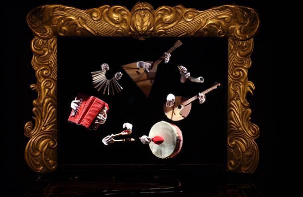 Big puppets expressing huge emotions